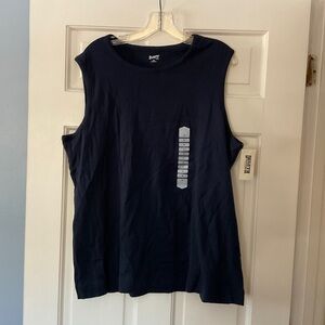 Duluth Trading Women's Longtail T Tank Top Navy Blue UPF Size XXL 2XL NWT